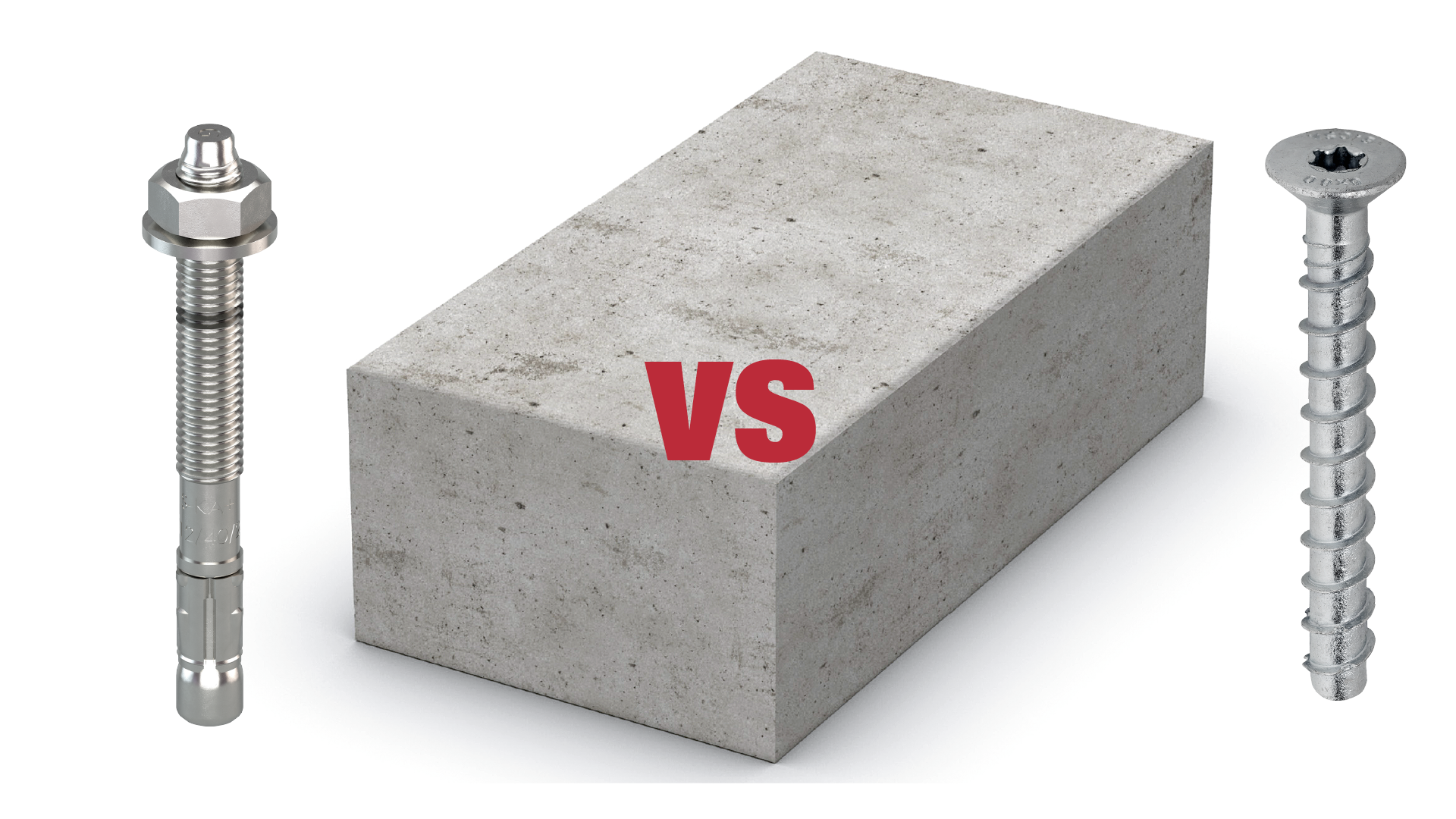 ¿Cuáles son las diferencias entre un anclaje metálico y tornillo para